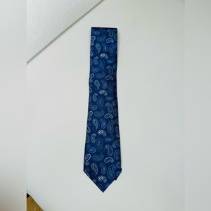 men tie david donahue blue  NWOT